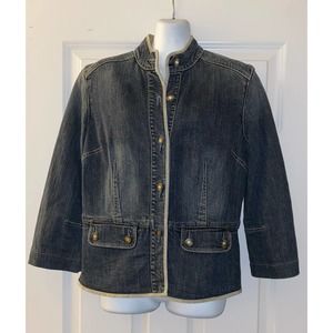 Gap Denim Jacket Women’s Sz Med, Bracelet Length Sleeves, EUC